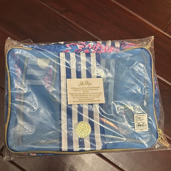 Lilly Pulitzer GWP set of 3 packing Cubes NWT - Picture 5 of 6